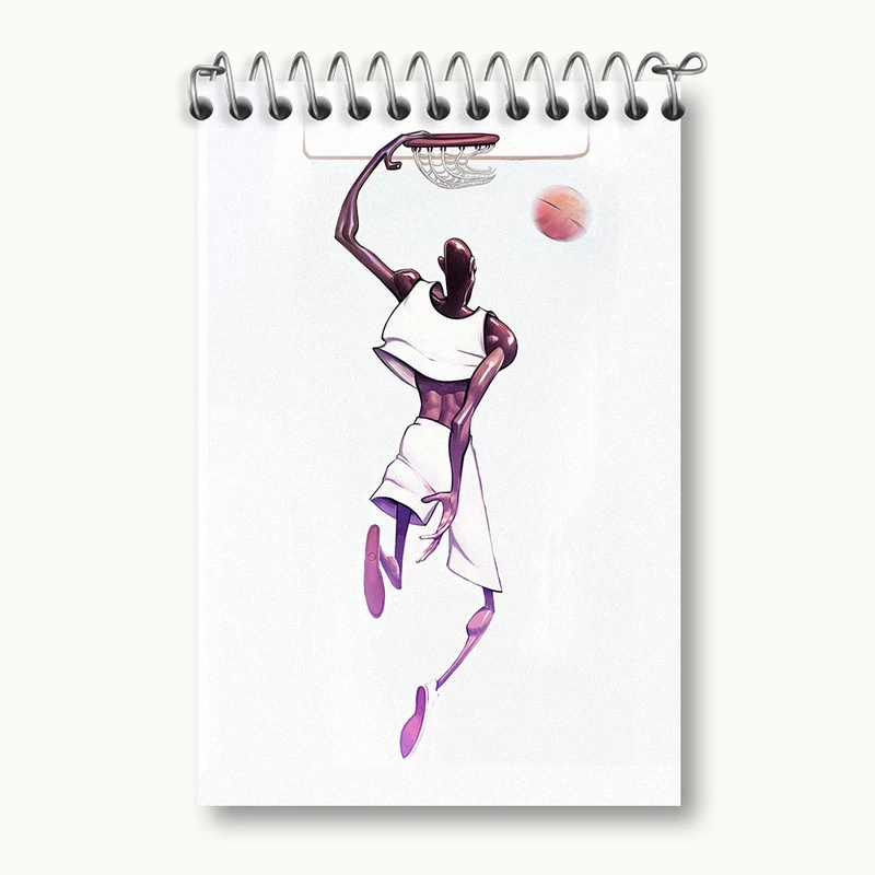 دفتر یادداشت 50 برگ خندالو مدل بسکتبال (Basketball) کد F1677