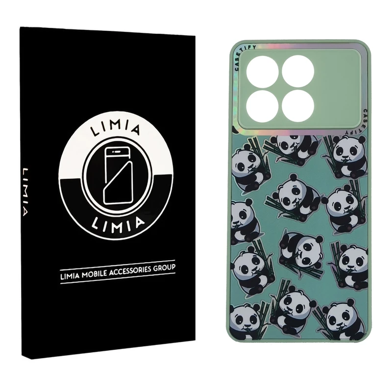 کاور لیمیا مدل فانتزی لنزدار طرح عروسکی شبرنگی مناسب برای گوشی موبایل شیائومی Redmi Poco X6 Pro