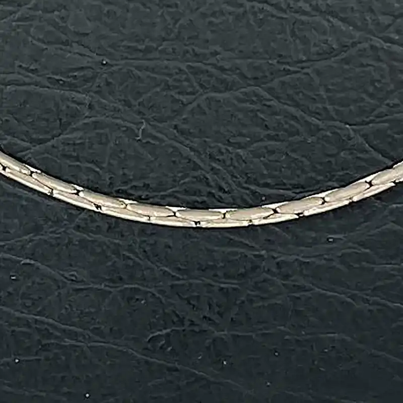 زنجیر نقره زنانه مدل ماری گرد