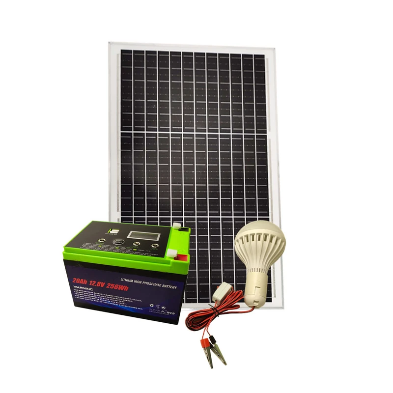 پکیج شارژر خورشیدی 256 وات مدل 20Ah-solar power