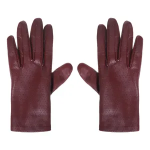 دستکش زنانه چرم مشهد مدل R0186