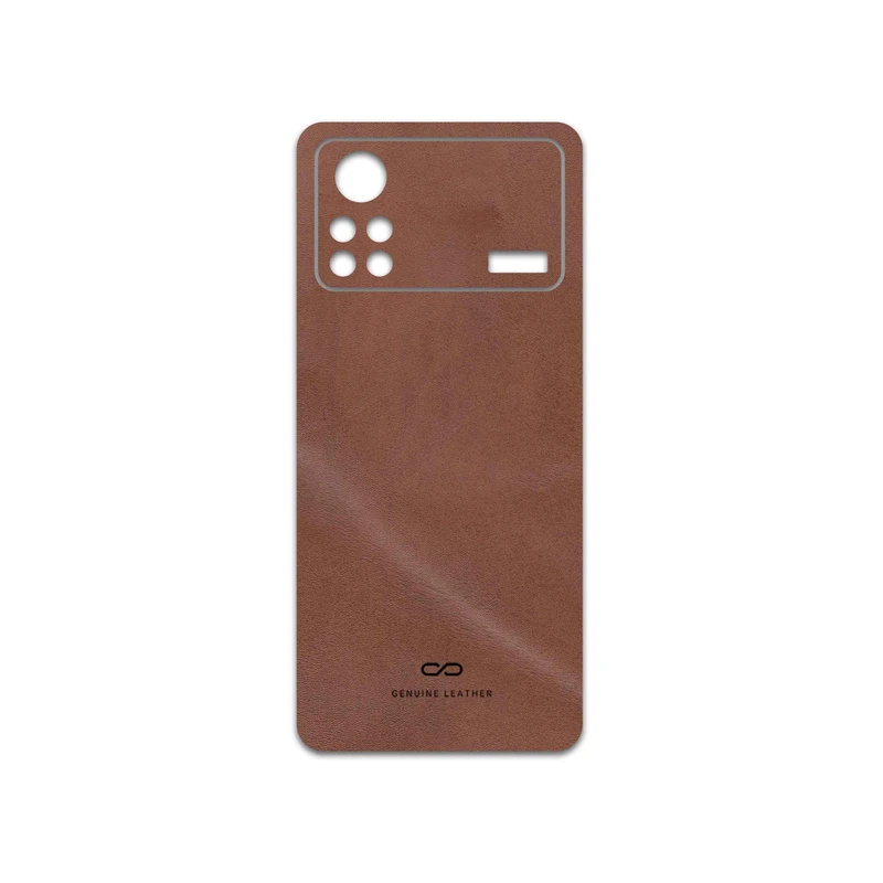برچسب پوششی ماهوت مدل Matte-Natural-Leather مناسب برای گوشی موبایل شیائومی Poco X4 Pro 5G