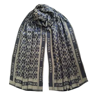 شال زنانه مدل نخ ژاکارد مهمانی رسمی دورو کد ۲