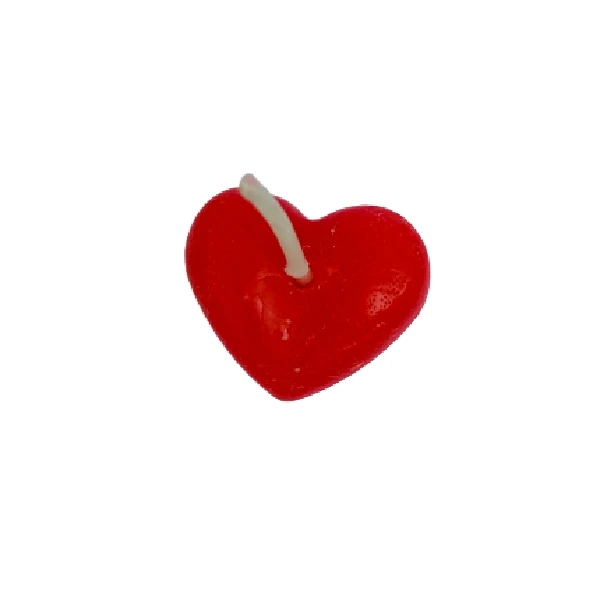 شمع مدل قلبی بسته 10 عددی