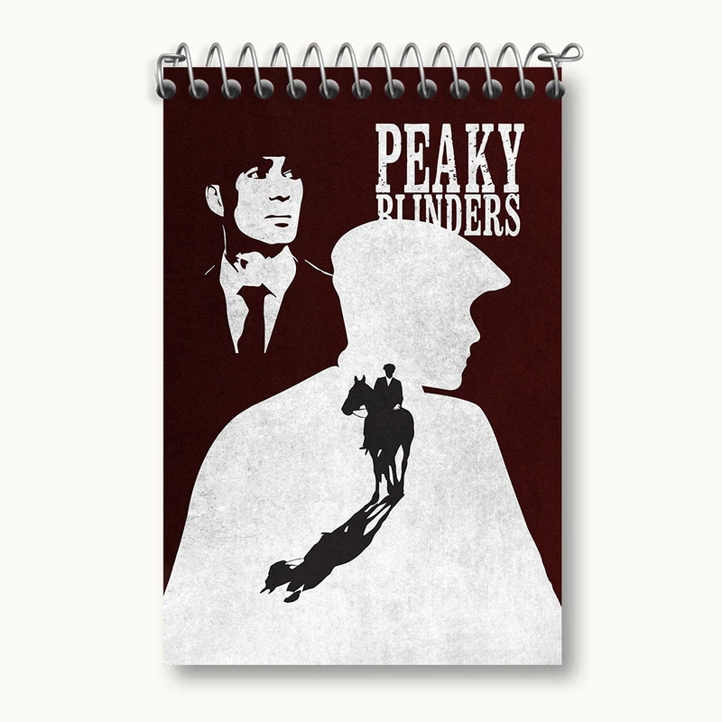 دفتر یادداشت 50 برگ خندالو مدل پیکی بلایندرز (Peaky Blinders) کد F1739