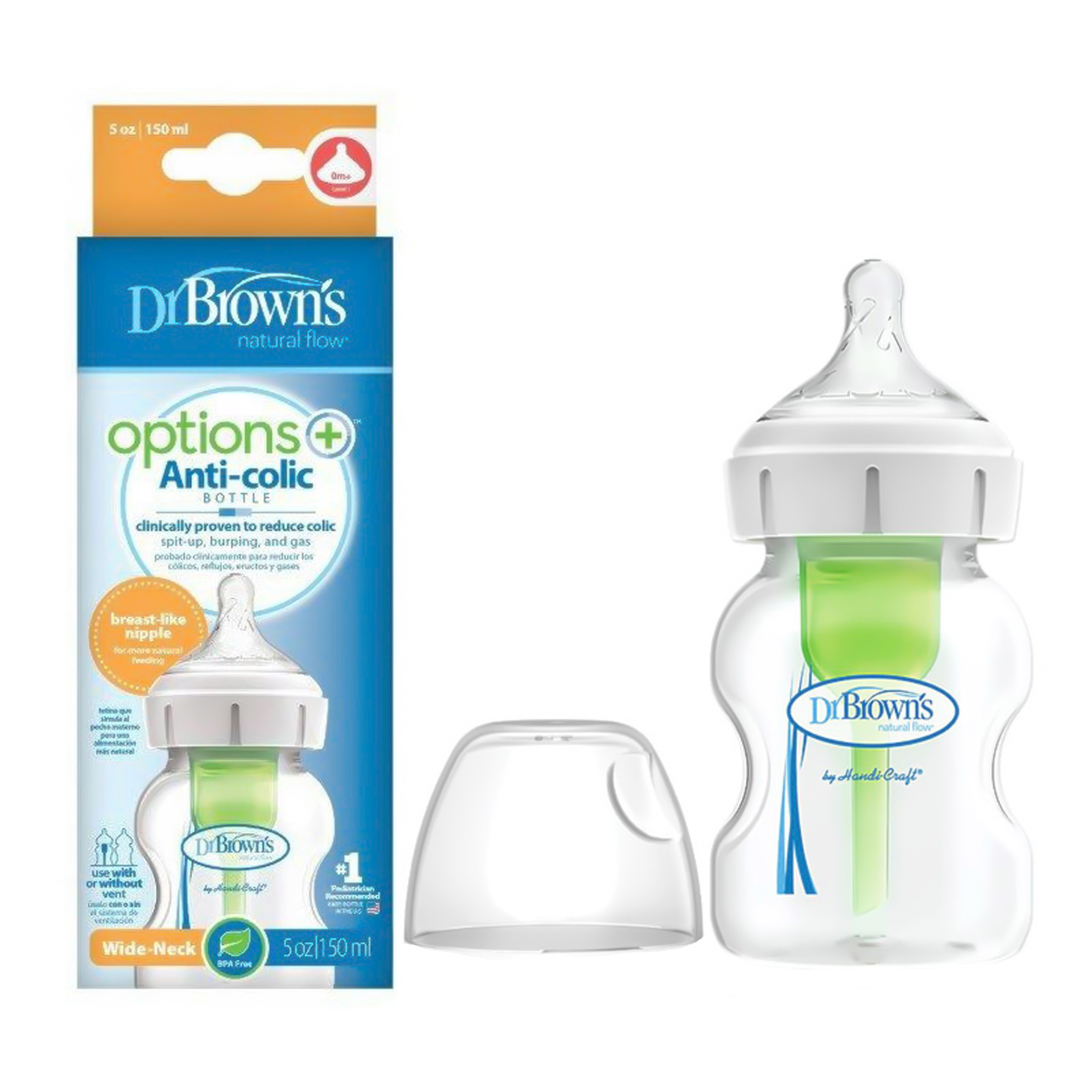 شیشه شیر دکتر براونز مدل D51600 گنجایش 150 میلی لیتر