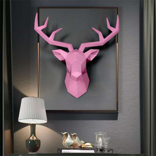 دیوار کوب دنیا دکوری سرمد مدل گوزن گرافیکی