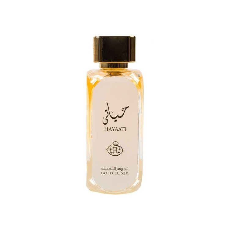 ادوپرفیوم فراگرنس ورد مدل HAYAATI GOLD ELIXIR حجم 100 میلی‌لیتر