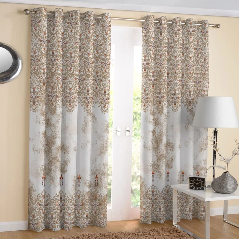 پرده مدل هازان چاپی طرح سنتی کد 3286 سایز 300x140 سانتی متر