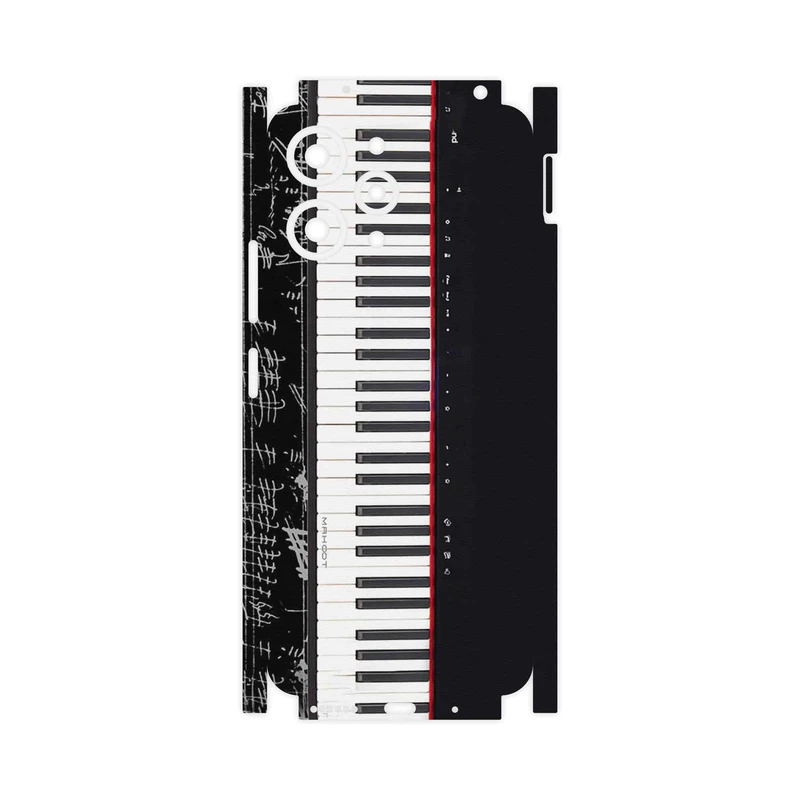 برچسب پوششی ماهوت مدل Piano_Instrument-FullSkin مناسب برای گوشی موبایل شیائومی Redmi 12
