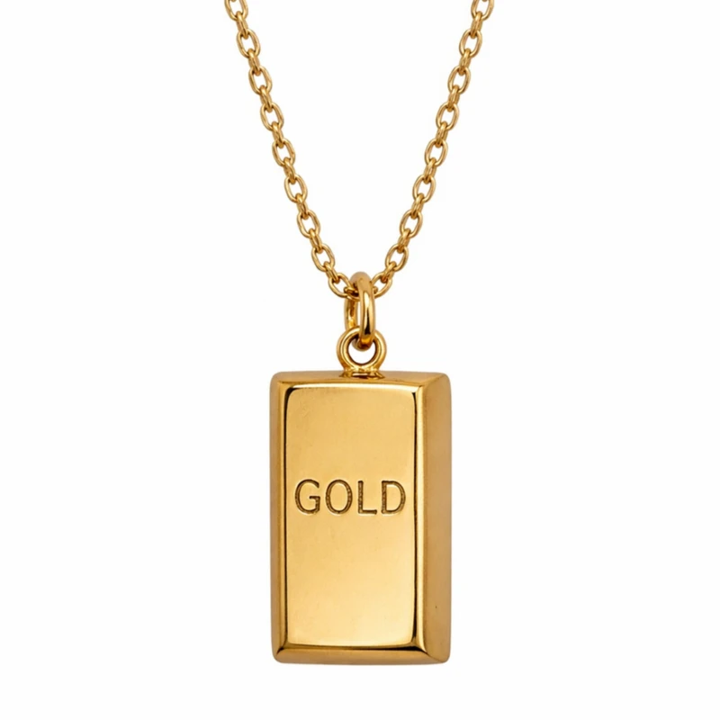 گردنبند زنانه مدل شمش