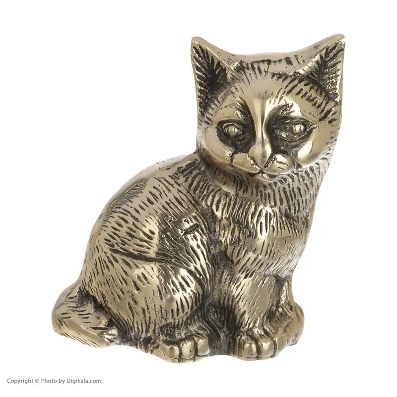 مجسمه برنجی مدل گربه کد 002 مجموعه 2 عددی