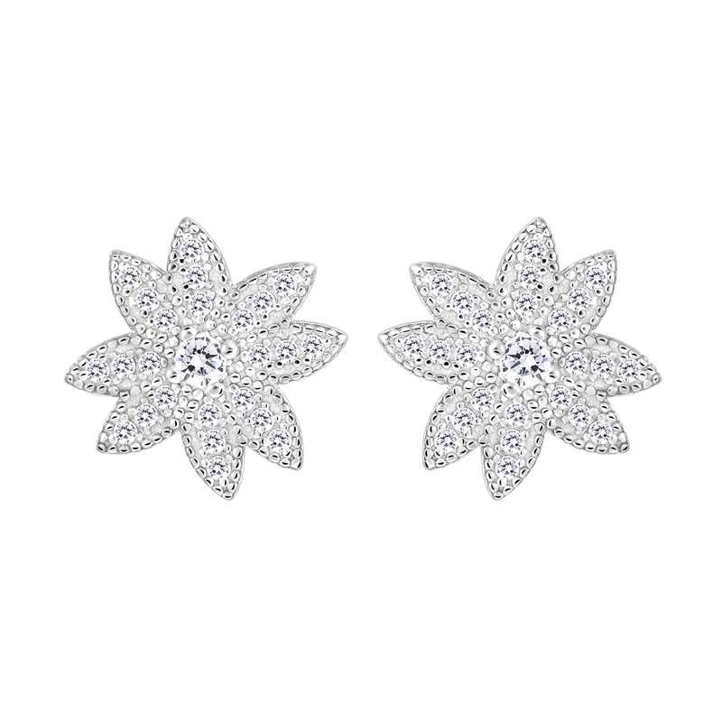 گوشواره نقره زنانه اقلیمه مدل EN407