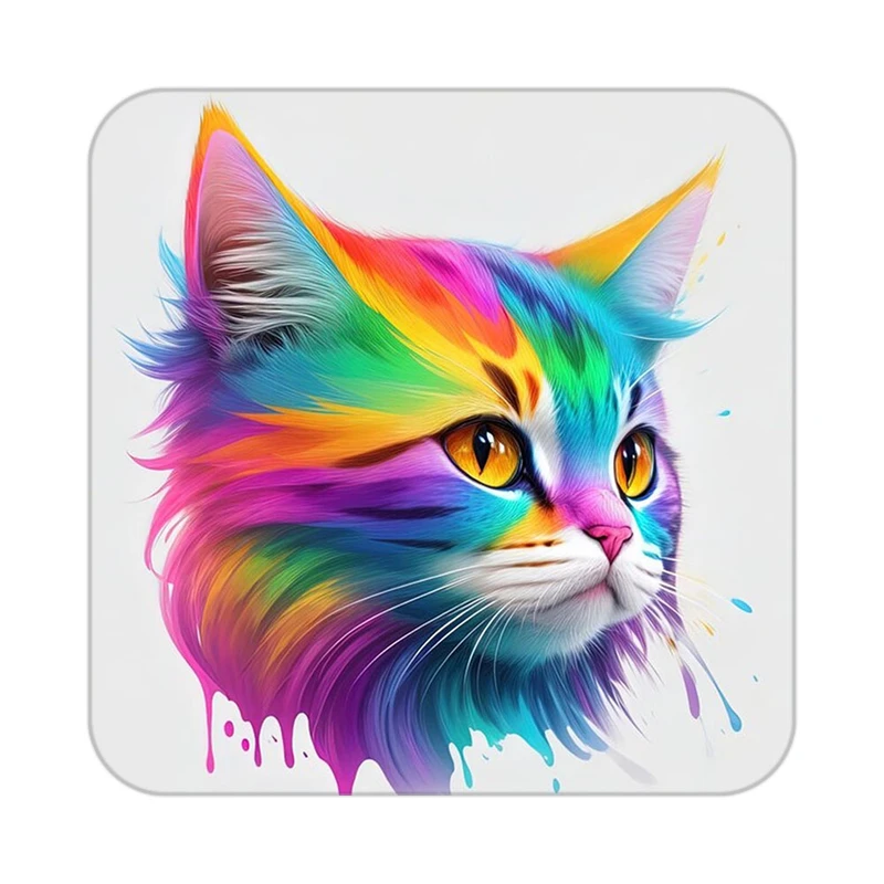 زیر لیوانی کاکتی طرح حیوانات رنگی مدل mp26934