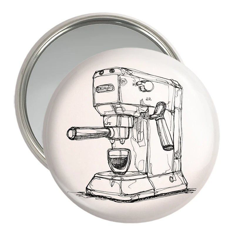 آینه جیبی خندالو مدل دستگاه قهوه ساز کد 27624