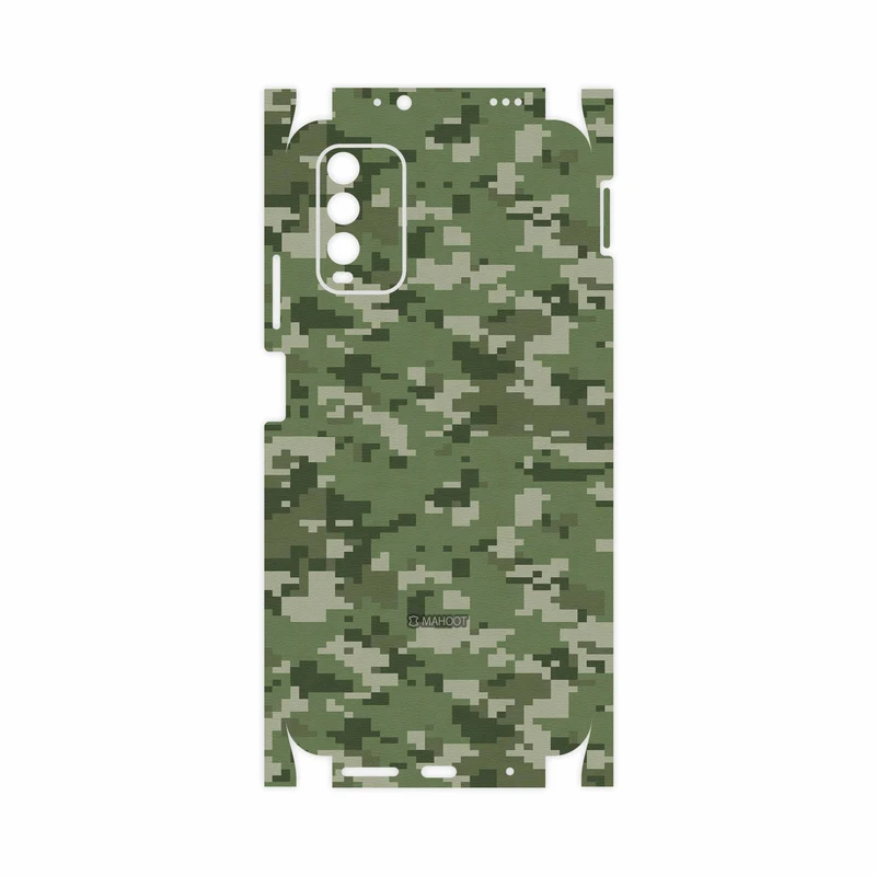 برچسب پوششی ماهوت مدل Army-Green-Pixel-FullSkin مناسب برای گوشی موبایل شیائومی Redmi 9T