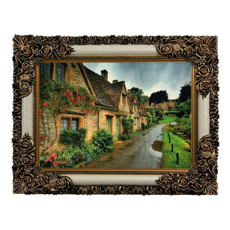 تابلو فرش ماشینی طرح پس از باران کد ۷۴۰۵