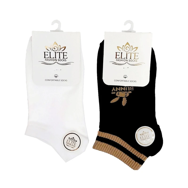 جوراب زنانه الیت مدل AB111C بسته 2 عددی