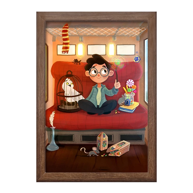 تابلو خندالو طرح هری پاتر (Harry Potter) کد F8627