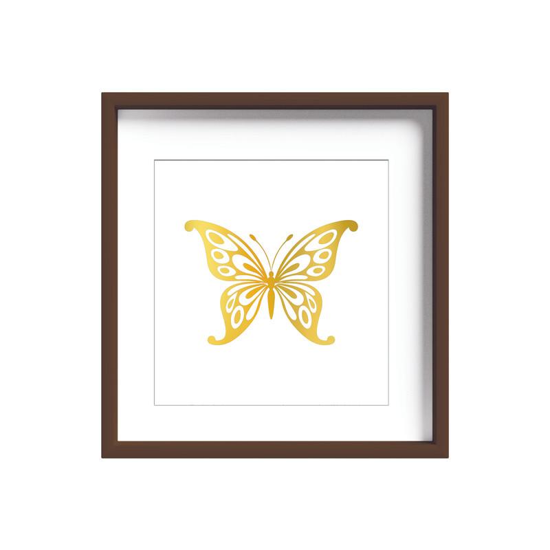 تابلو طلاکوب زرکات طرح پروانه مدل Butterfly