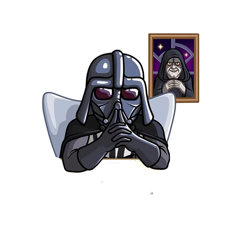 استیکر لپ تاپ و موبایل مدل سریال طرح دارث ویدر جنک ستارگان Darth Vader Star Wars کد 2971