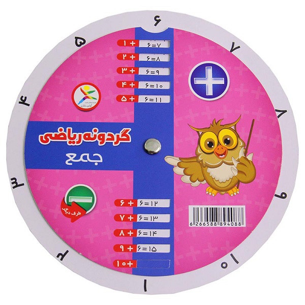 بازی آموزشی مدل گردونه آموزشی جمع و تفریق ریاضی