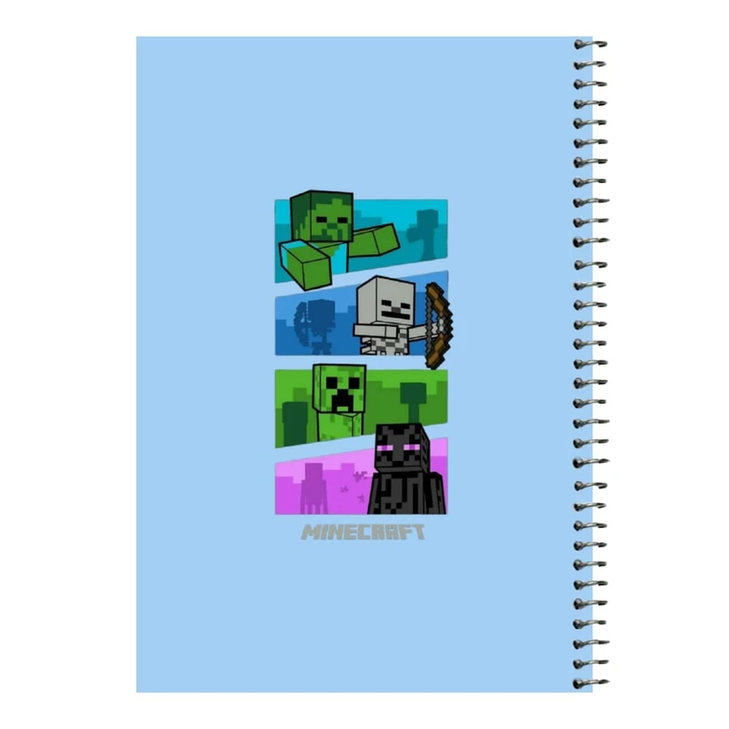 دفتر مشق 80 برگ اس جی مدل ماینکرفت کد۵   