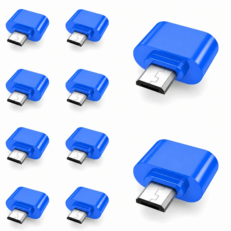 مبدل OTG USB به microUSB شیگو مدل ZOYA بسته ۱۰ عددی