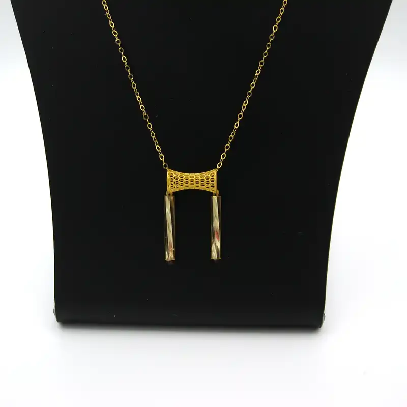 گردنبند طلا 18 عیار زنانه کاپانی مدل kn105