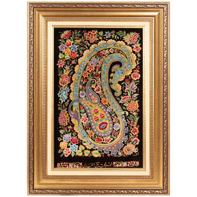 تابلو فرش دستباف سی پرشیا طرح بته کد 904184