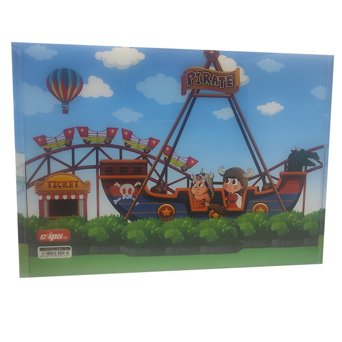 پوشه دکمه دار کلیپس طرح pirate