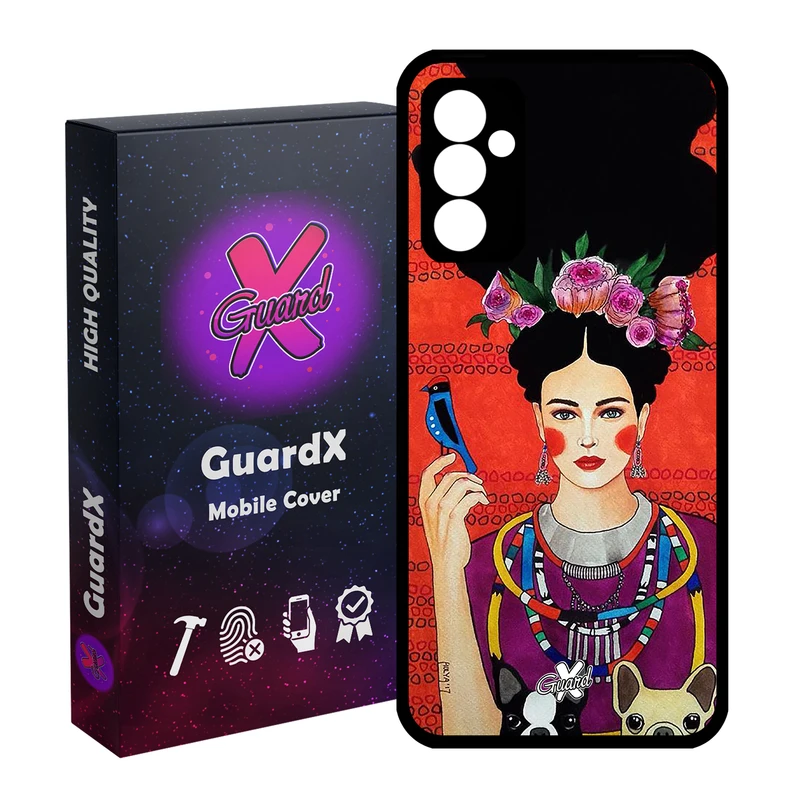 کاور گارد ایکس طرح دختر مدل Glass10150 مناسب برای گوشی موبایل سامسونگ Galaxy A54 / A54 5G