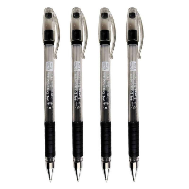 روان نویس فابر کاستل مدل POWER GEL 0.7 بسته 4 عددی
