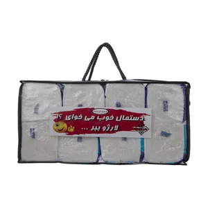 دستمال کاغذی 250 برگ لارژ کد 01 بسته 8 عددی 