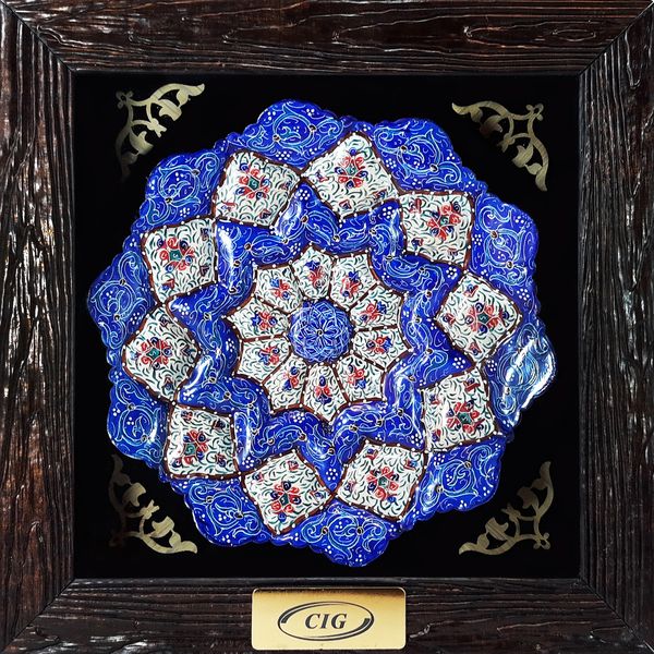 تابلو بشقاب میناکاری کد 905