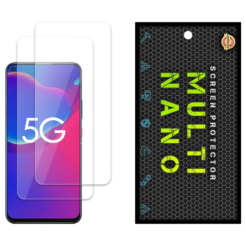 محافظ صفحه نمایش مولتی نانو مدل X-S2N مناسب برای گوشی موبایل زد تی ایی Axon 11 SE 5G بسته دو عددی