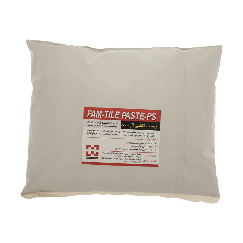 چسب کاشی حدید فام صنعت مدل FTP-PS وزن 5 کیلوگرم