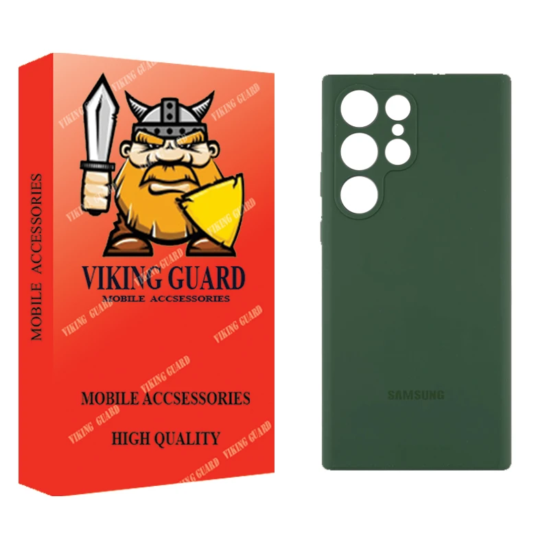 کاور وایکینگ گارد مدل سیلیکونی مناسب برای گوشی موبایل سامسونگ Galaxy S23 Ultra