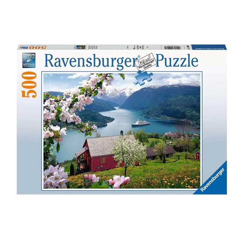 پازل 500 تکه راونزبرگر مدل Scandinavian Landscape کد 15006