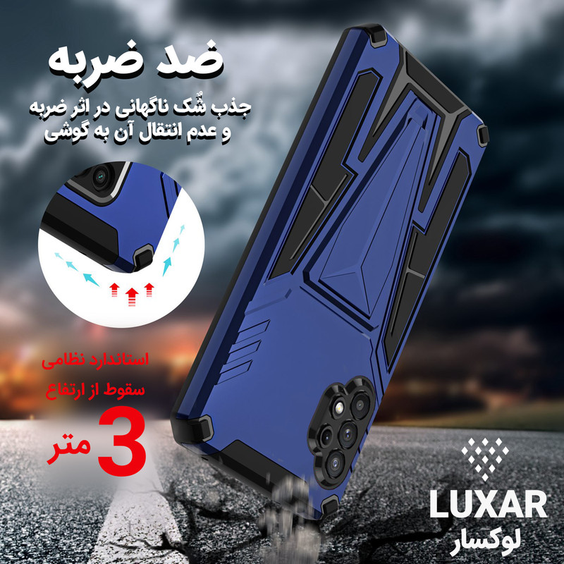 کاور لوکسار مدل Zeus مناسب برای گوشی موبایل سامسونگ Galaxy A32 4G 3