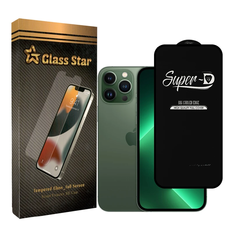  محافظ صفحه نمایش گلس استار مدل STAR-SUPER-D مناسب برای گوشی موبایل اپل iPhone 13 Pro Max