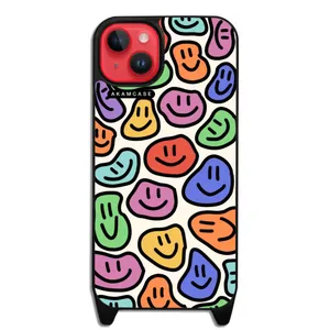 AKAM AMCWLA14PLUS-HAPPY FACE2 Cover For Apple iPhone 14 Plus