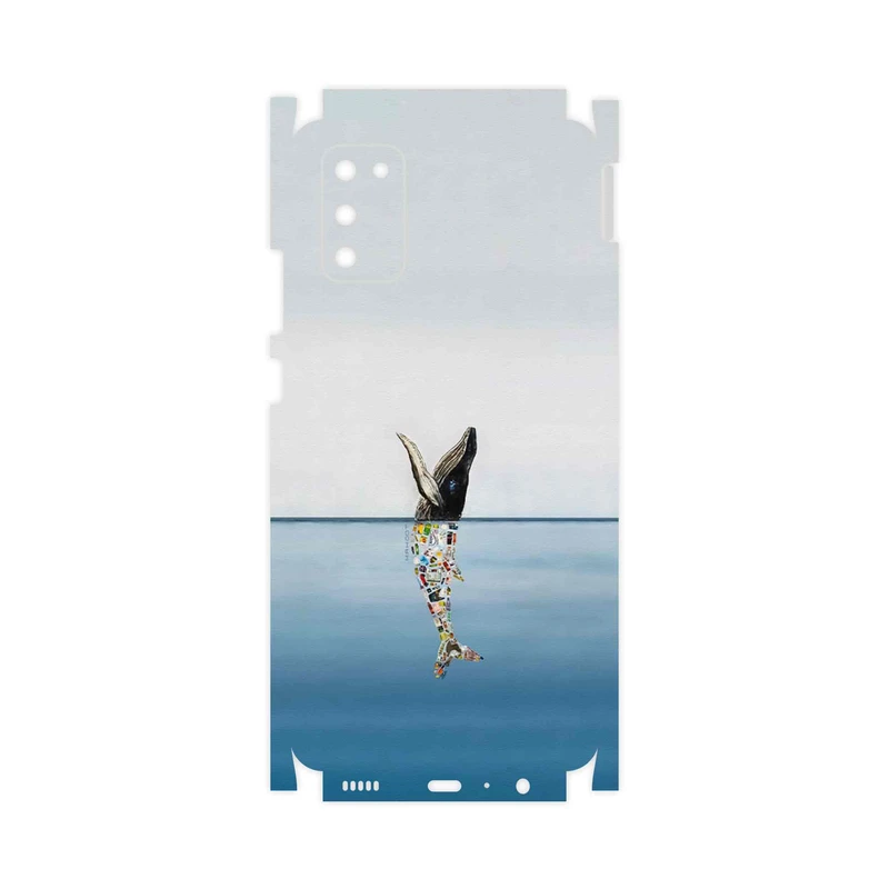 برچسب پوششی ماهوت مدل Collage of Sea Trash-FullSkin مناسب برای گوشی موبایل سامسونگ Galaxy M02s