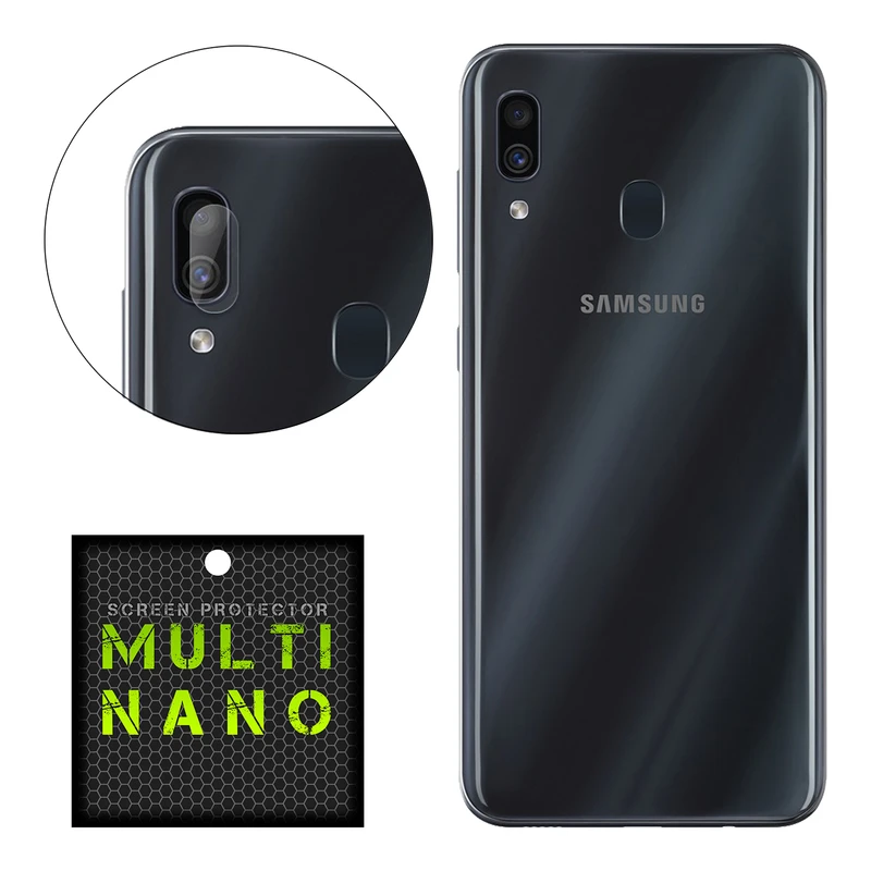 محافظ لنز دوربین مولتی نانو مدل Pro مناسب برای گوشی موبایل سامسونگ Galaxy A30