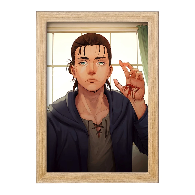 تابلو خندالو مدل ارن یگر انیمه اتک آن تایتان  کد 13245