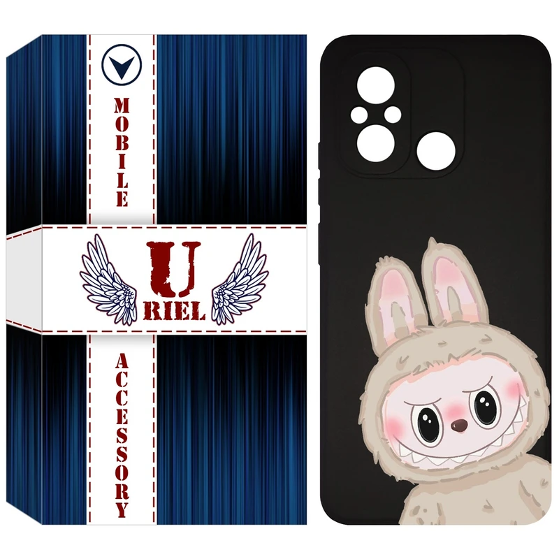 کاور یوریل مدل KSH کد 119 طرح عروسک لبوبو مناسب برای گوشی موبایل شیائومی Redmi 12C