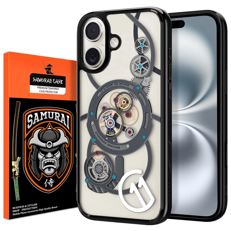 کاور سامورایی مدل SPG-Chronos مناسب برای گوشی موبایل اپل iPhone 16