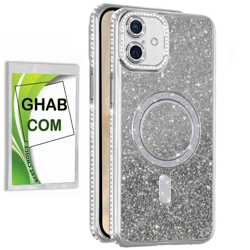 کاور قاب کام مدل NGSHI طرح نگین دار مناسب برای گوشی موبایل اپل iPhone 17 