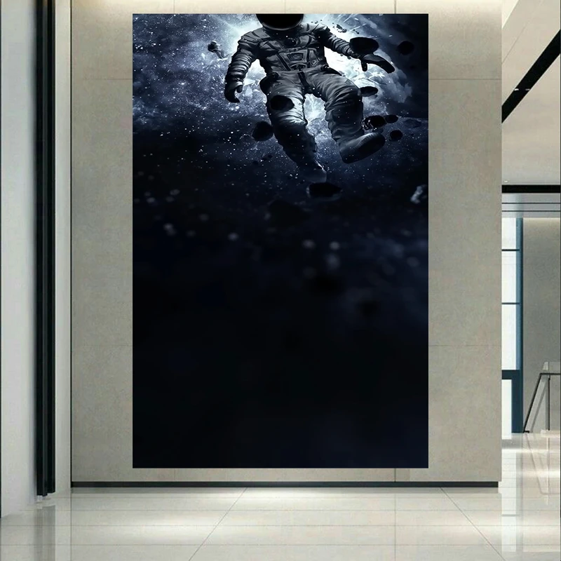 پوستر پارچه ای طرح فضانورد مدل انفجار کد AR19930