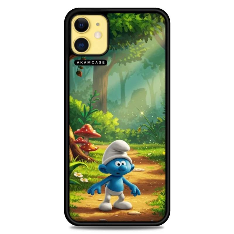 کاور آکام مدل AMC-WA11-SMURFS-7 مناسب برای گوشی موبایل اپل iPhone 11